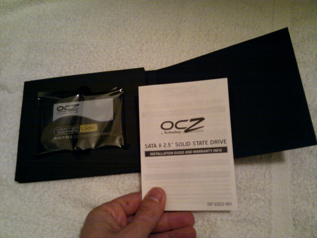 OCZ 60GB Vertex Turbo Instruction Manual